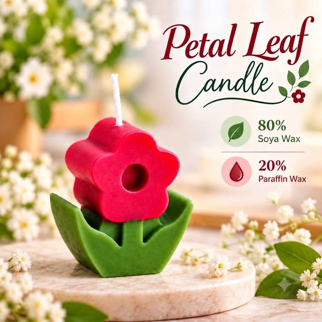 Petal Leaf Candle