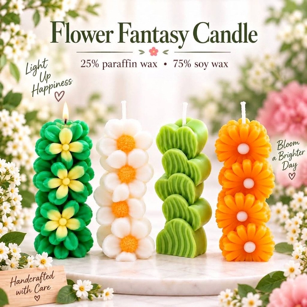 Flower Fantasy Candle
